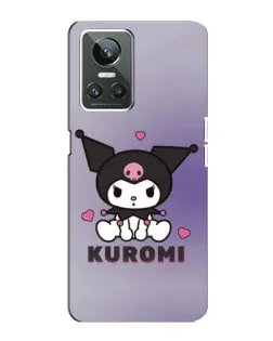Чохол для Realme GT Neo 3 з картинкою «Kuromi — фіолетовий арт»