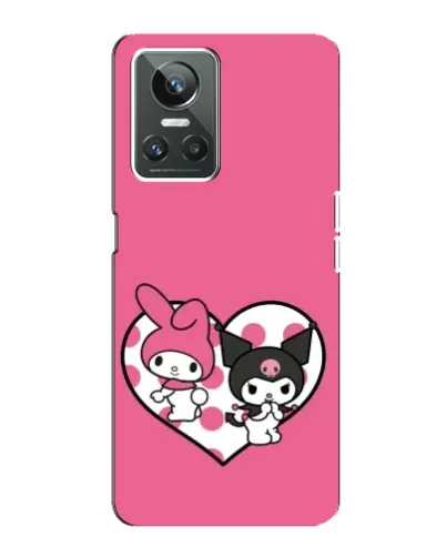 Чохол для Realme GT Neo 3 з картинкою «Kuromi та My Melody» Чохол для Realme GT Neo 3 з картинкою «Kuromi та My Melody»