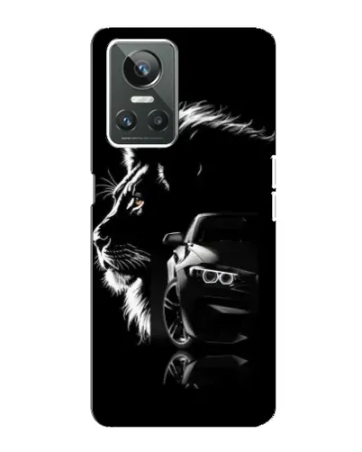 Чохол для Realme GT Neo 3 з картинкою «BMW та лев» Чохол для Realme GT Neo 3 з картинкою «BMW та лев»