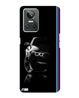 Чохол для Realme GT Neo 3 з картинкою «Силует BMW в темряві»