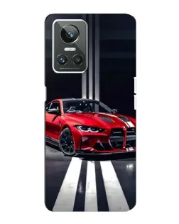 Чохол для Realme GT Neo 3 з картинкою «Червона BMW на дорозі»