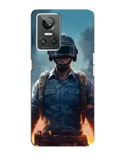 Чехол для Realme GT Neo 3 с картинкой «PUBG — реалистичный герой»
