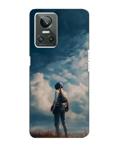 Чехол для Realme GT Neo 3 с картинкой «Герой PUBG на скале» Чехол для Realme GT Neo 3 с картинкой «Герой PUBG на скале»