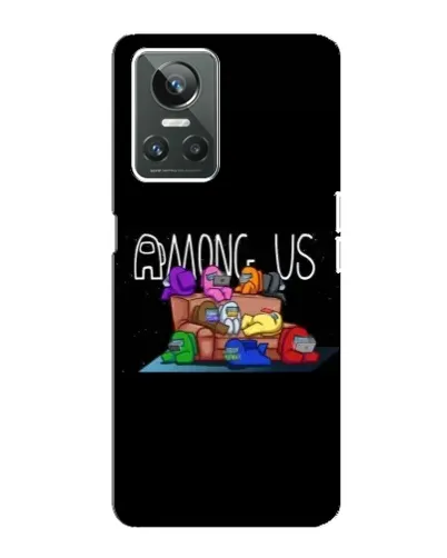 Чехол для Realme GT Neo 3 с картинкой «Логотип Among Us»