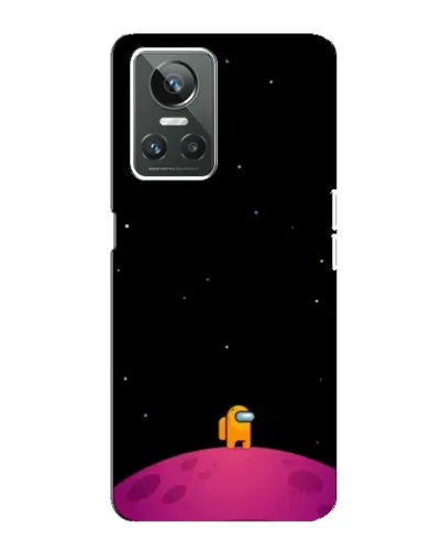 Чехол для Realme GT Neo 3 с картинкой «Одинокий герой на планете»