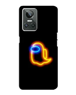 Чохол для Realme GT Neo 3 з картинкою «Among Us неонове сяйво»