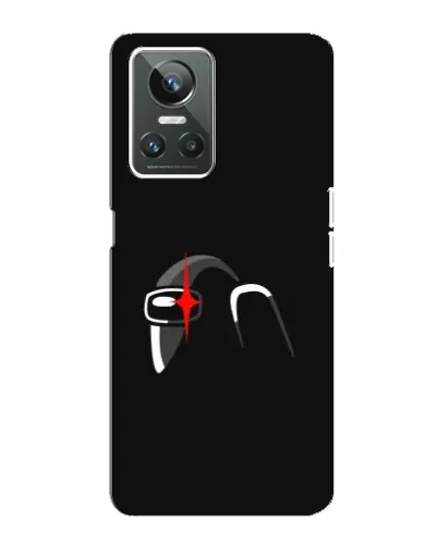 Чехол для Realme GT Neo 3 с картинкой «Among Us шлем»