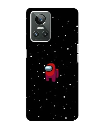 Чехол для Realme GT Neo 3 с картинкой «Красный Among Us»