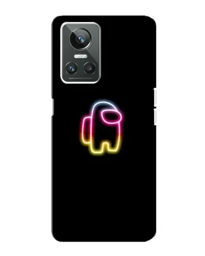 Чехол для Realme GT Neo 3 с картинкой «Among Us градиент»