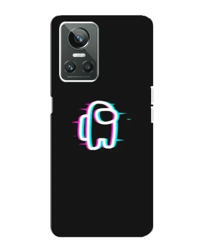 Чехол для Realme GT Neo 3 с картинкой «Among Us неон»