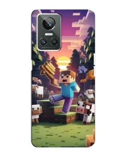 Чохол для Realme GT Neo 3 з картинкою «Стів на фермі»