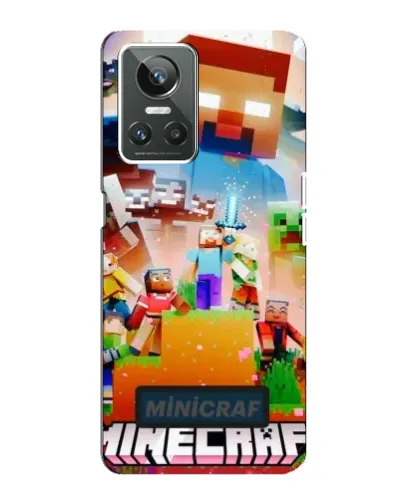 Чехол для Realme GT Neo 3 с картинкой «Minecraft герои игры» Чехол для Realme GT Neo 3 с картинкой «Minecraft герои игры»