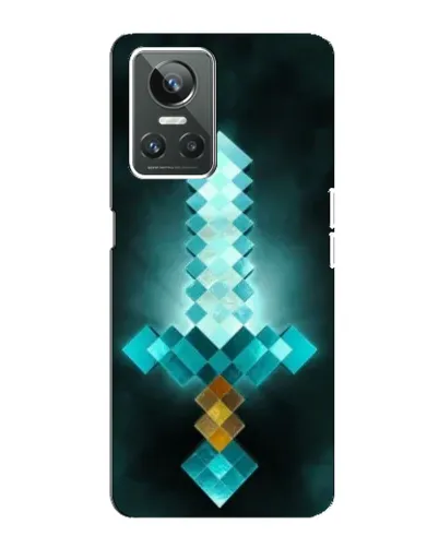 Чехол для Realme GT Neo 3 с картинкой «Алмазный меч неон» Чехол для Realme GT Neo 3 с картинкой «Алмазный меч неон»