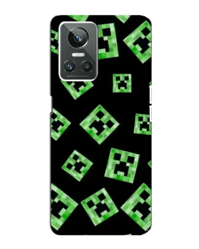 Чехол для Realme GT Neo 3 с картинкой «Паттерн с криперами» Чехол для Realme GT Neo 3 с картинкой «Паттерн с криперами»