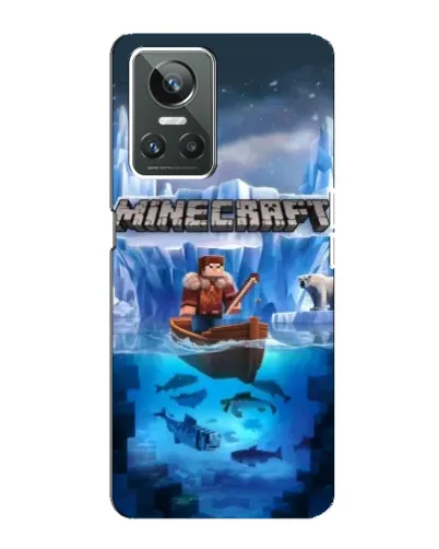 Чехол для Realme GT Neo 3 с картинкой «Minecraft ледяной мир» Чехол для Realme GT Neo 3 с картинкой «Minecraft ледяной мир»