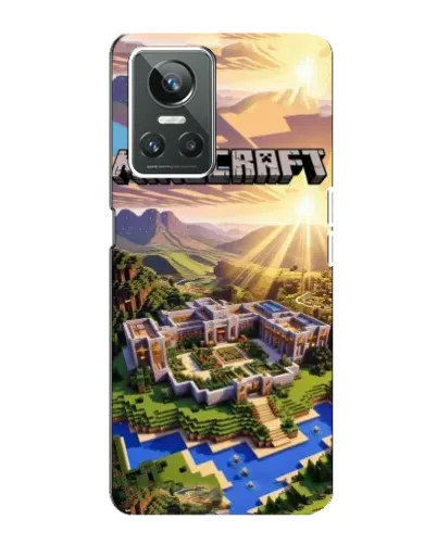 Чехол для Realme GT Neo 3 с картинкой «Minecraft панорама» Чехол для Realme GT Neo 3 с картинкой «Minecraft панорама»