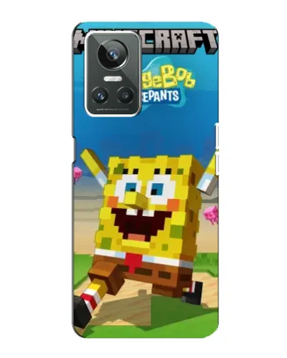 Чехол для Realme GT Neo 3 с картинкой «Губка Боб Minecraft» Чехол для Realme GT Neo 3 с картинкой «Губка Боб Minecraft»