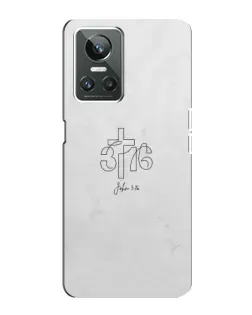 Чехол для Realme GT Neo 3 с картинкой «Иоанна 3:16 Крест» Чехол для Realme GT Neo 3 с картинкой «Иоанна 3:16 Крест»