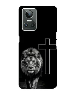 Чехол для Realme GT Neo 3 с картинкой «Лев и Крест» Чехол для Realme GT Neo 3 с картинкой «Лев и Крест»