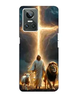 Чехол для Realme GT Neo 3 с картинкой «Лев Иуды и Свет» Чехол для Realme GT Neo 3 с картинкой «Лев Иуды и Свет»