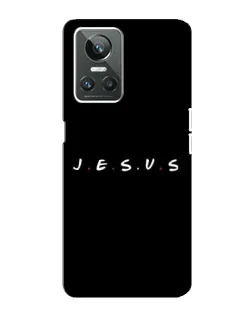 Чехол для Realme GT Neo 3 с картинкой «Точки веры J.E.S.U.S.»
