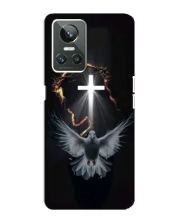 Чехол для Realme GT Neo 3 с картинкой «Голубь и Свет»