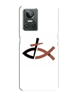 Чехол для Realme GT Neo 3 с картинкой «Рыба и крест»