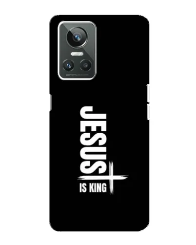 Чехол для Realme GT Neo 3 с картинкой «Вертикаль веры Jesus»