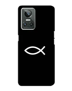 Чехол для Realme GT Neo 3 с картинкой «Символ рыбы Jesus» Чехол для Realme GT Neo 3 с картинкой «Символ рыбы Jesus»