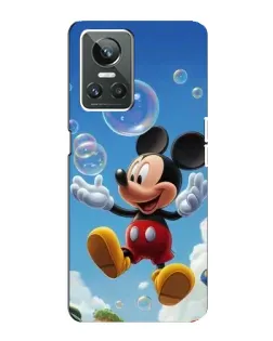 Чохол для Realme GT Neo 3 з картинкою «Mickey та мильні бульбашки»