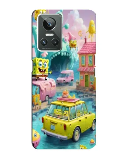 Чехол для Realme GT Neo 3 с картинкой «Монстр-трак приключения»