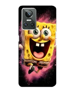 Чехол для Realme GT Neo 3 с картинкой «Взрывной Спанч Боб»