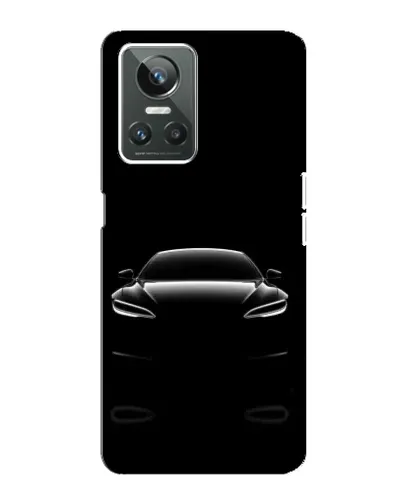 Чехол для Realme GT Neo 3 с картинкой «Силуэт Tesla Night» Чехол для Realme GT Neo 3 с картинкой «Силуэт Tesla Night»