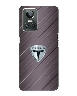 Чехол для Realme GT Neo 3 с картинкой «Металлическая текстура Tesla» Чехол для Realme GT Neo 3 с картинкой «Металлическая текстура Tesla»