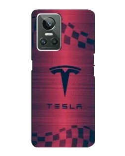 Чехол для Realme GT Neo 3 с картинкой «Тесла красный карбон» Чехол для Realme GT Neo 3 с картинкой «Тесла красный карбон»