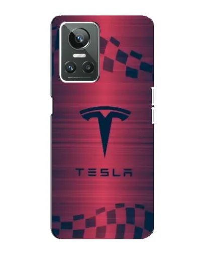 Чехол для Realme GT Neo 3 с картинкой «Тесла красный карбон» Чехол для Realme GT Neo 3 с картинкой «Тесла красный карбон»