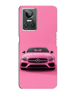 Чехол для Realme GT Neo 3 с картинкой «Розовый Mercedes AMG»
