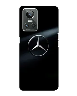 Чехол для Realme GT Neo 3 с картинкой «Mercedes на металле»
