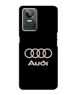 Чохол для Realme GT Neo 3 з картинкою «Audi — золотий логотип»
