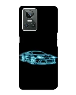 Чехол для Realme GT Neo 3 с картинкой «Неоновый контур Lamborghini» Чехол для Realme GT Neo 3 с картинкой «Неоновый контур Lamborghini»