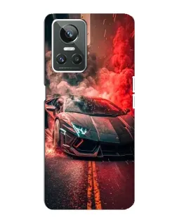 Чехол для Realme GT Neo 3 с картинкой «Lamborghini красный дым» Чехол для Realme GT Neo 3 с картинкой «Lamborghini красный дым»