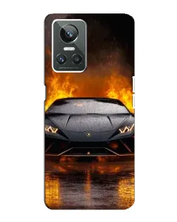 Чехол для Realme GT Neo 3 с картинкой «Lamborghini в огне» Чехол для Realme GT Neo 3 с картинкой «Lamborghini в огне»
