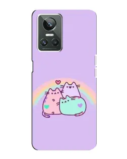 Чехол для Realme GT Neo 3 с картинкой «Радужные Пушины» Чехол для Realme GT Neo 3 с картинкой «Радужные Пушины»