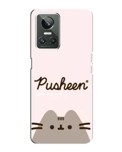 Чехол для Realme GT Neo 3 с картинкой «Pusheen логотип» Чехол для Realme GT Neo 3 с картинкой «Pusheen логотип»