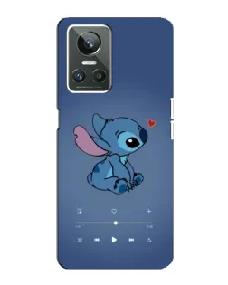 Чехол для Realme GT Neo 3 с картинкой «Музыкальный Stitch»