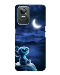 Чехол для Realme GT Neo 3 с картинкой «Лунная ночь Стича»