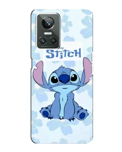 Чехол для Realme GT Neo 3 с картинкой «Stitch среди цветов» Чехол для Realme GT Neo 3 с картинкой «Stitch среди цветов»