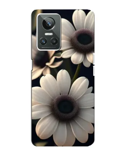 Чехол для Realme GT Neo 3 с картинкой «Белые маргаритки макро»