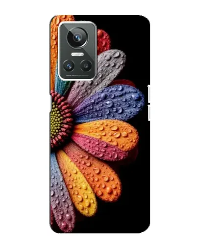 Чехол для Realme GT Neo 3 с картинкой «Радужный цветок»