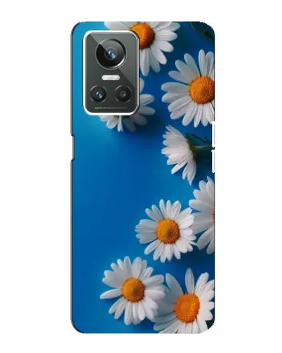 Чехол для Realme GT Neo 3 с картинкой «Белоснежные маргаритки»